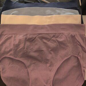 OPEN BOX Carole Hochman Women Seamless Brief 4Pc Panties Colors Sz S $70 4C632